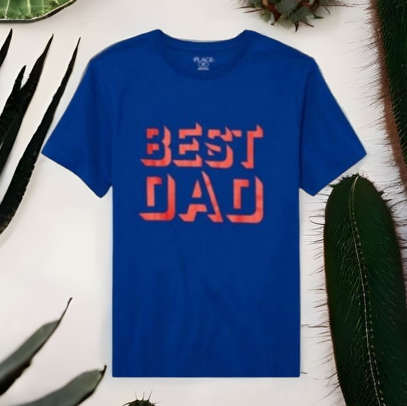 The Children's Place Other - Best Dad Royal Blue tee